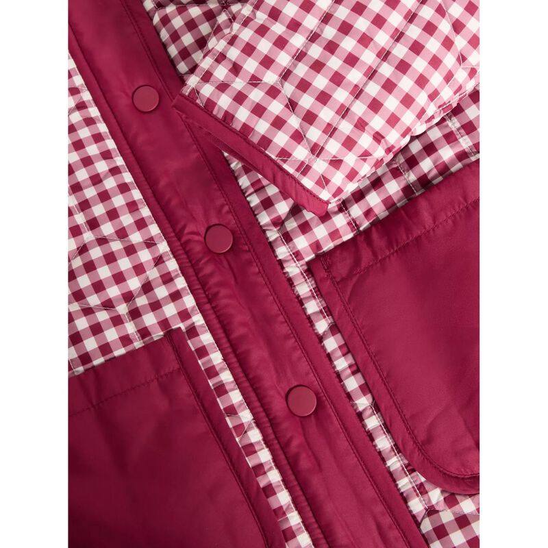 White Stuff Gingham Borg Lined Coat image number 2